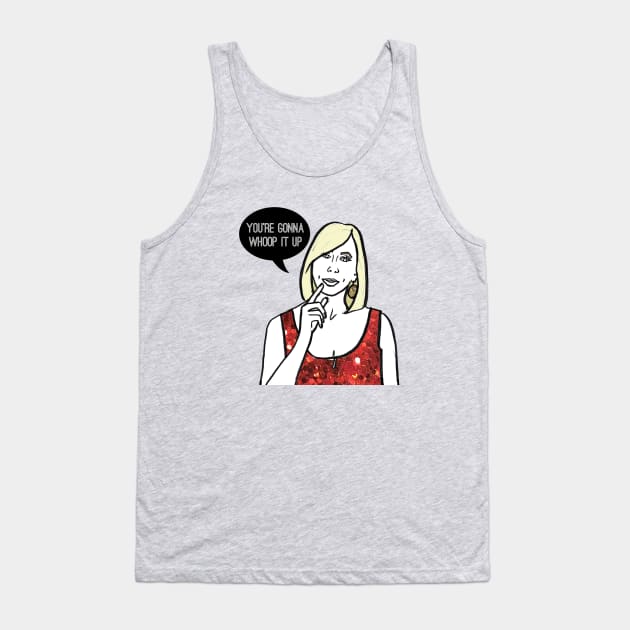 Whoop it Up Tank Top by Katsillustration